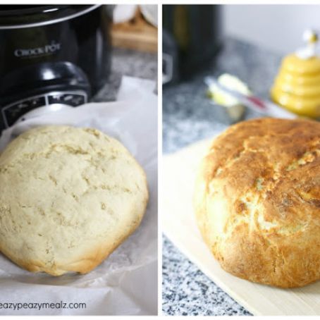 7 MINUTE CROCK POT BREAD