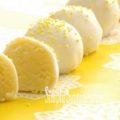 Lemon Cake Batter Truffles