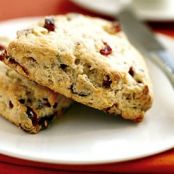 Dried Cranberry, Walnut Scones