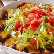 Cheesy Beef-Corn Chip Skillet