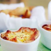 Homemade Panera Bread Ham and Swiss SoufflÃ©s