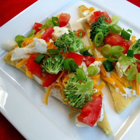 Chilled Vegetable Pizza