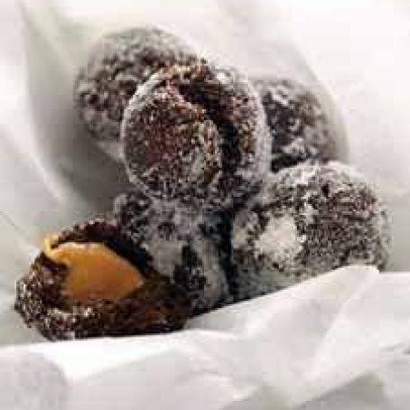 Chocolate Caramel Doughnut Holes