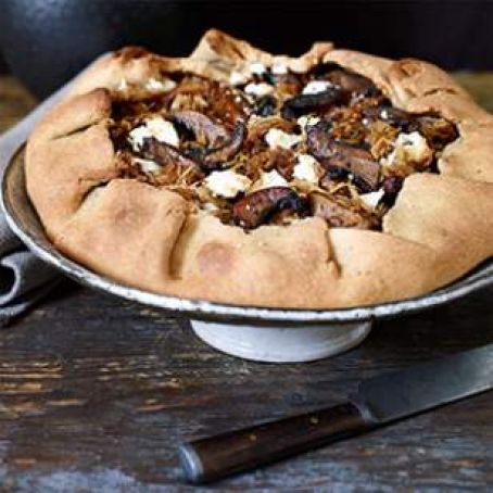 Cabbage and Mushroom Galette
