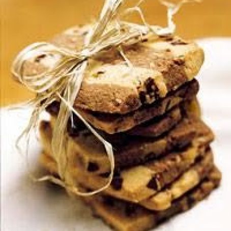 Chocolate Ribbon Cookies