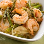 Angel Hair with Shrimp and Asparagus - Dairy Free