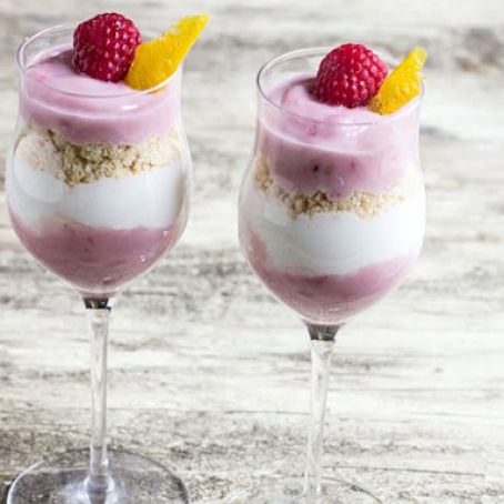 Raspberry Lemon Dessert Yogurt Parfaits