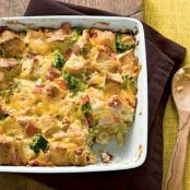 Ham and Cheese Strata
