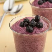Frozen Blueberry Mousse