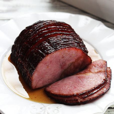 SLOW COOKER GLAZED HAM
