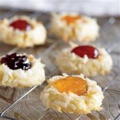 Jeweled Coconut Thumbprints