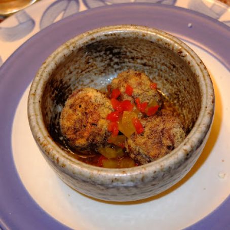 Polpette di Fagioli Rossi in Salsa Piccante
