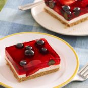 Glazed Berry Squares