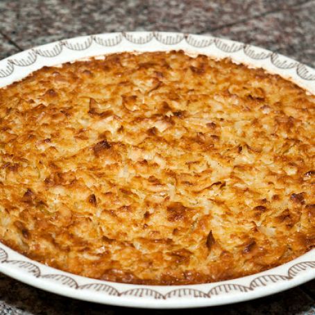 No Crust Coconut Pie