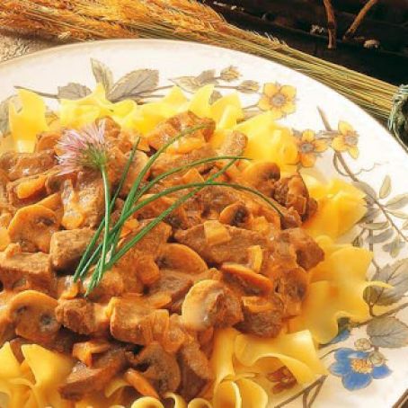 Mama's Beef Stroganoff
