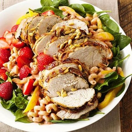 Grilled Turkey & Strawberry Salad