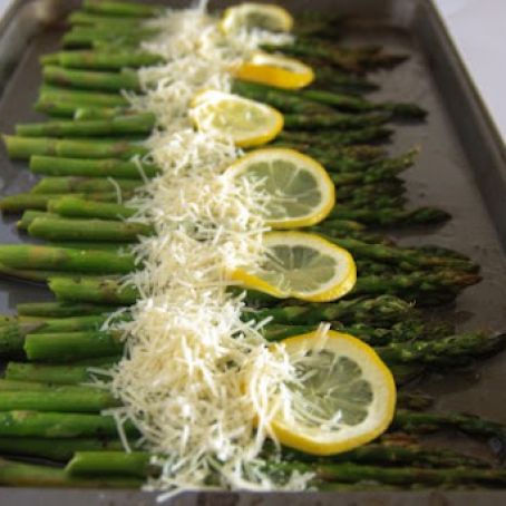 ASPARAGUS****Baked Asparagus with Lemon, Butter and Parmesan