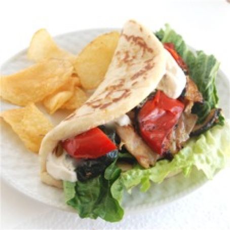 Caesar Grilled Chicken Sandwich on Soft Wrap Bread