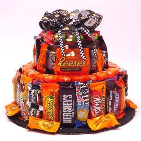 Halloween Candy Cake