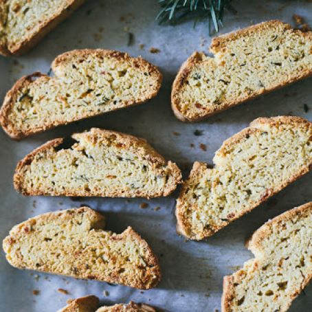 Parmesan Rosemary Biscotti