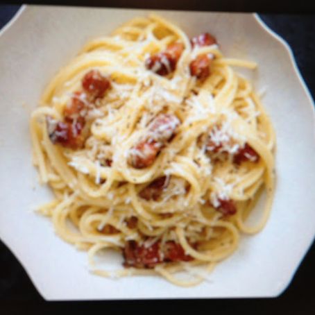 Pasta: Spaghetti alla Carbonara