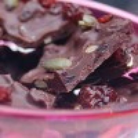 Pistachio and Cranberry Chocolate