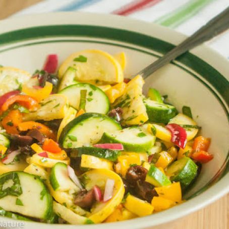 ZUCCHINI****Green and Yellow Zucchini Salad