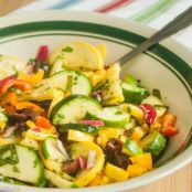 ZUCCHINI****Green and Yellow Zucchini Salad
