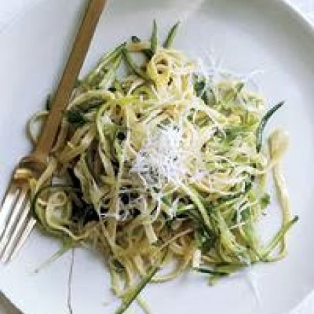 Zucchini Linguine with Herbs