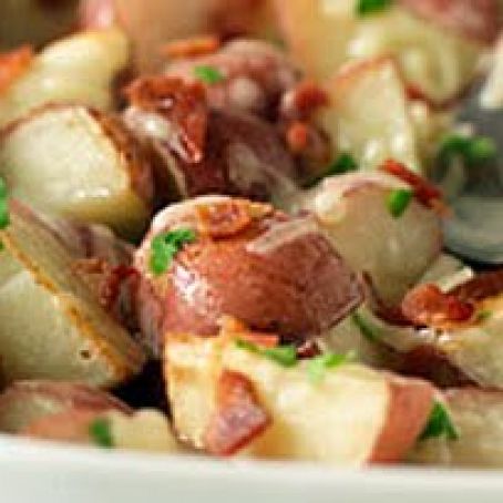 Roasted Red Potatoes with Bacon & Cheese