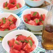 Watermelon Salad with Mint and Lime