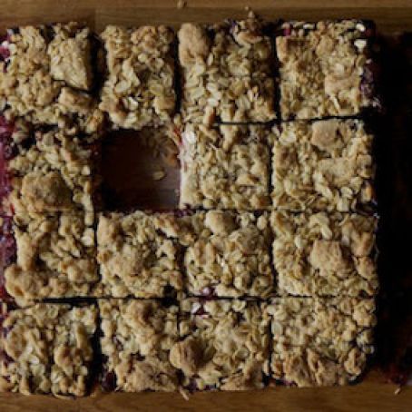 Roasted Cranberry Bars