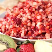 Fruit Salsa with Cinnamon Crisps