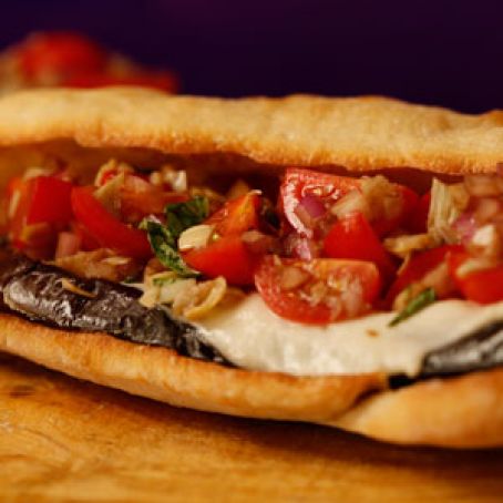 Dr. Ian’s Grilled Eggplant Sandwich
