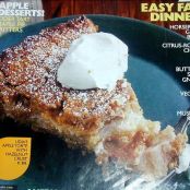 APPLE TORTE WITH BREADCRUMB-HAZELNUT CRUST