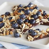 Dark Chocolate Blueberry Bark