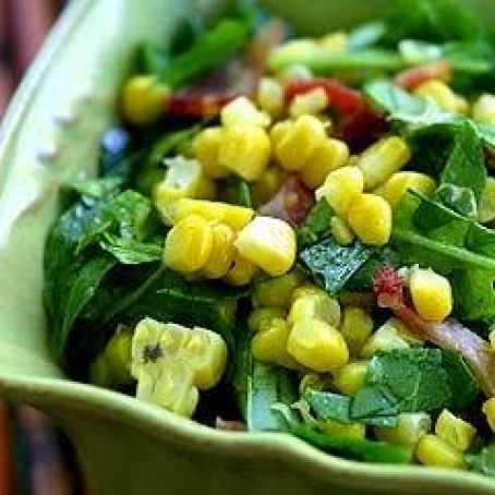 Arugula Corn Salad with Bacon