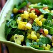 Arugula Corn Salad with Bacon