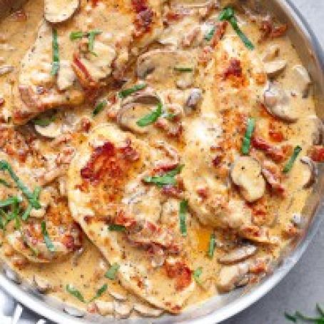 Creamy Sun Dried Tomato Parmesan Chicken (No Cream)