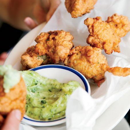 Lobster-and-Corn Fritters