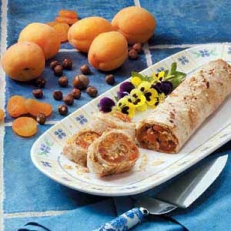 Hazelnut Apricot Strudel