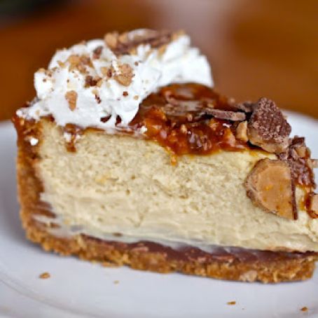 Caramel Toffee Crunch Cheesecake