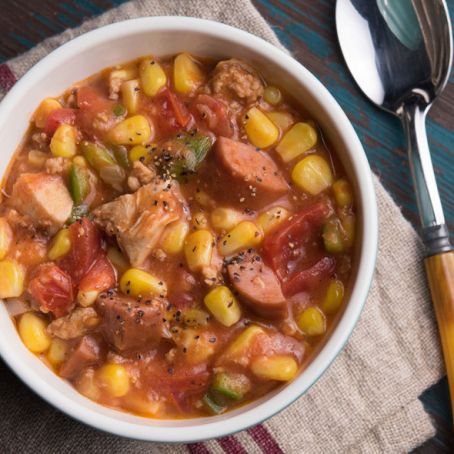 Cajun-Style Corn Soup