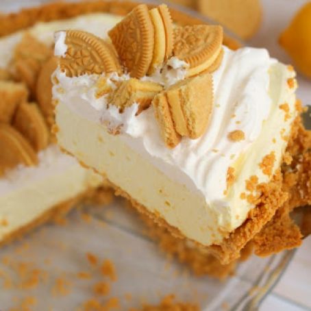 Lemon Oreo Icebox Pie