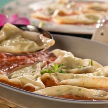 Homemade Crab Ravioli