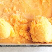 Apricot Sorbet Float