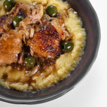 Gwyneth Paltrow's Braised Chicken with Green Olives and Lemon