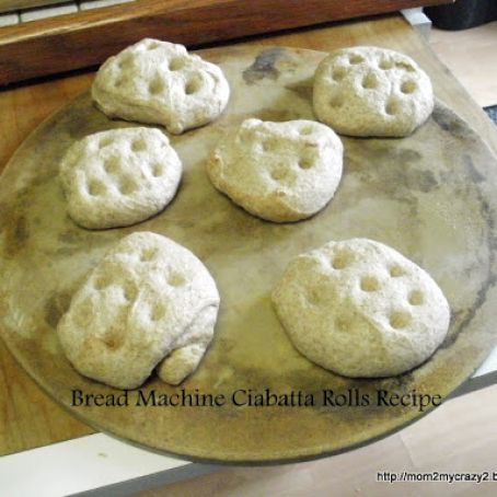 Bread Machine Ciabatta Rolls Recipe