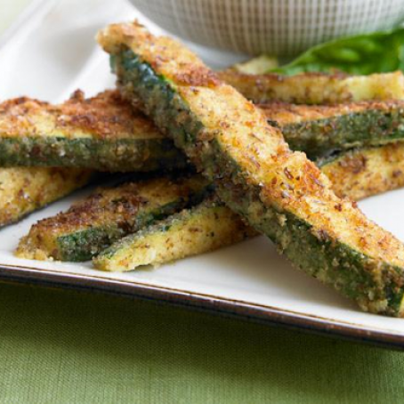 Grilled Zucchini With Crispy Crumbs