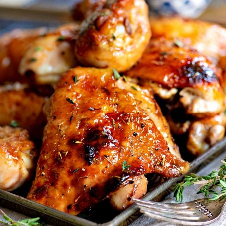 Easy Glazed Honey Balsamic Chicken